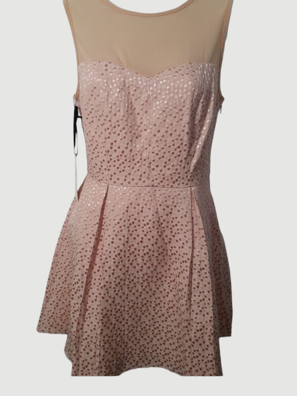 Forever 21 Blush Pink Fit & Flare Mini Dress